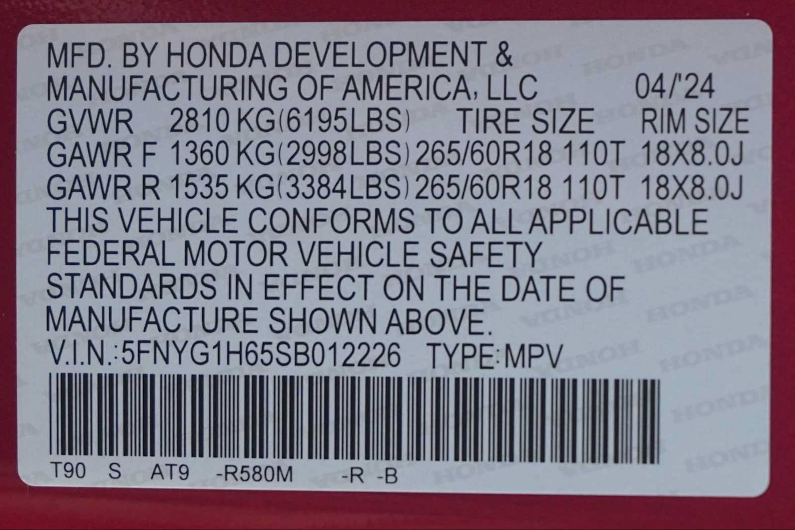 Certified 2025 Honda Pilot TrailSport image 30