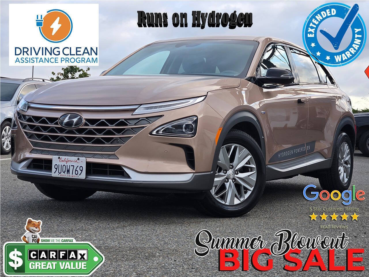 Used 2022 Hyundai Nexo Blue FWD image 1