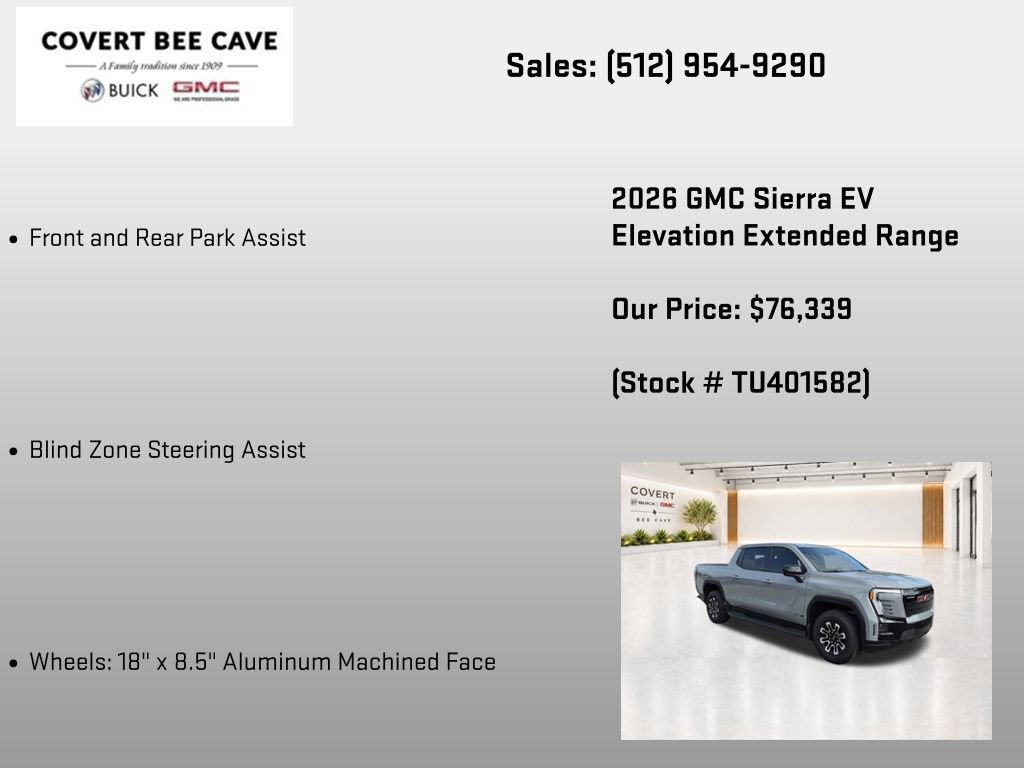 New 2026 GMC Sierra EV Elevation AWD/4WD image 21