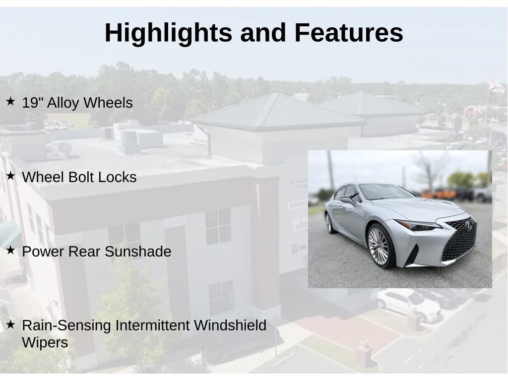 Used 2022 Lexus IS 300 w/ Premium Package RWD image 17