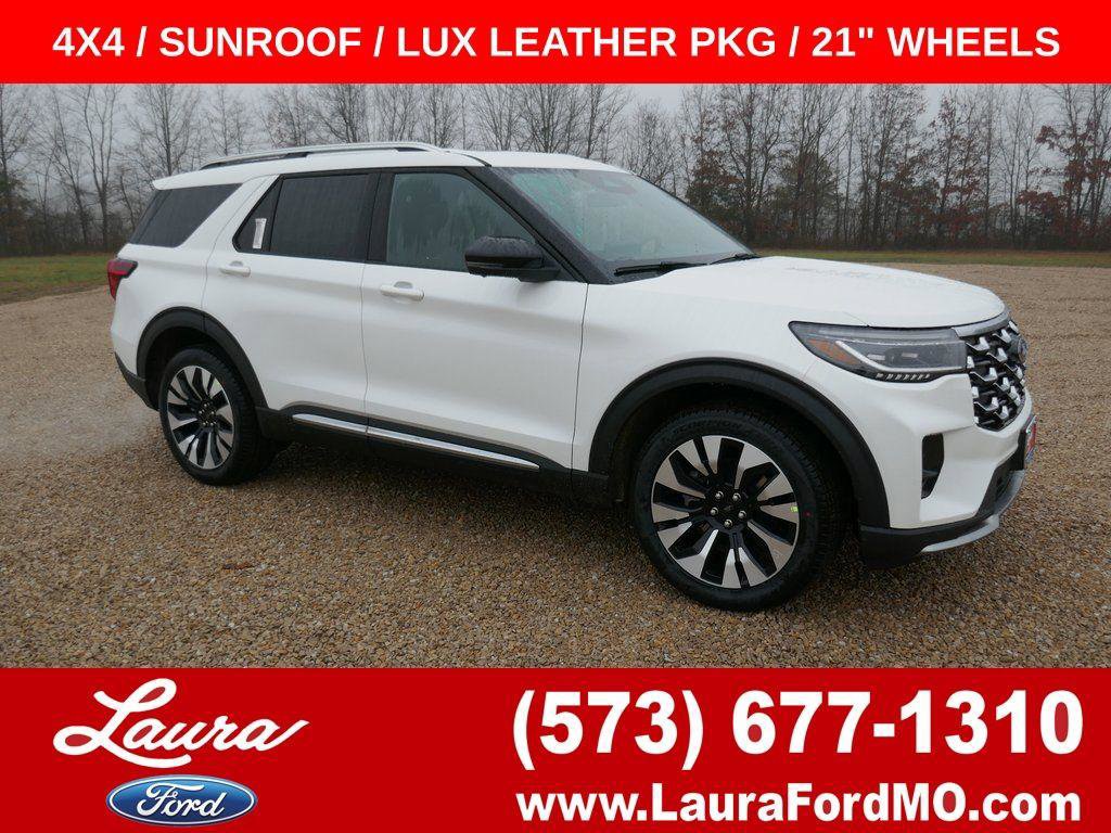 New 2026 Ford Explorer Platinum w/ LUX Leather Package