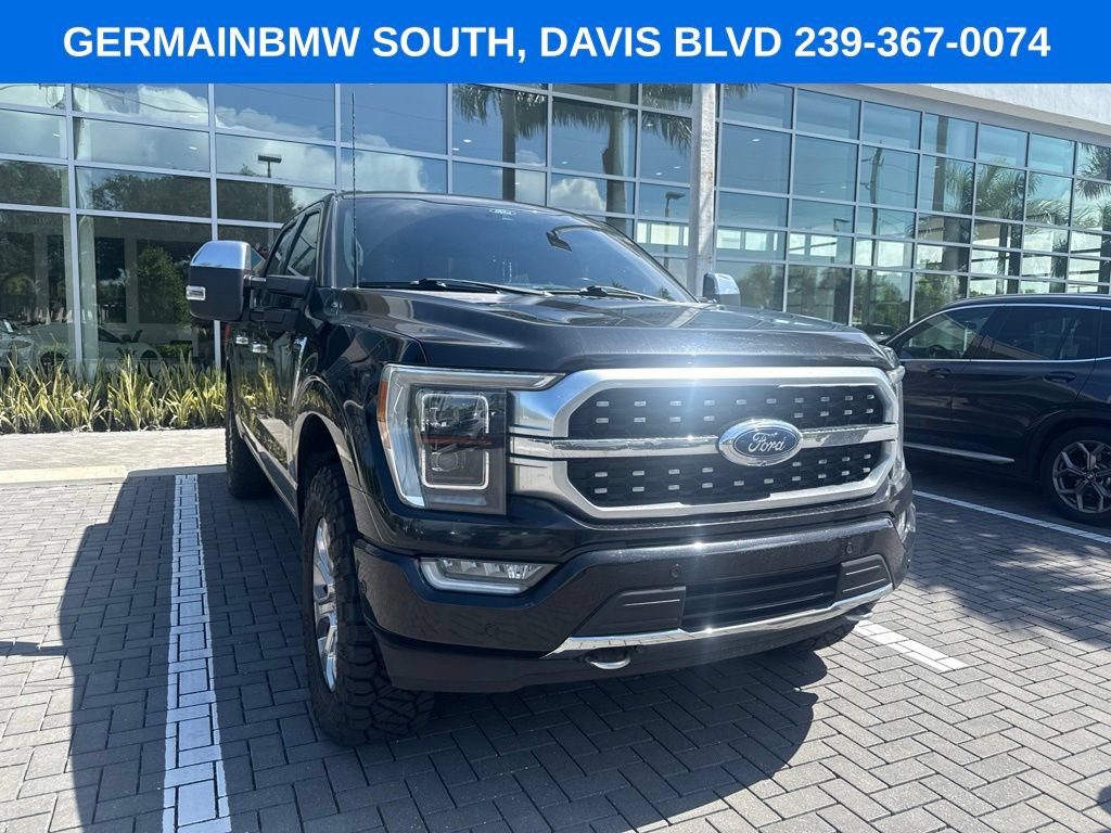 Used 2021 Ford F150 Platinum w/ Equipment Group 701A High AWD/4WD image 3