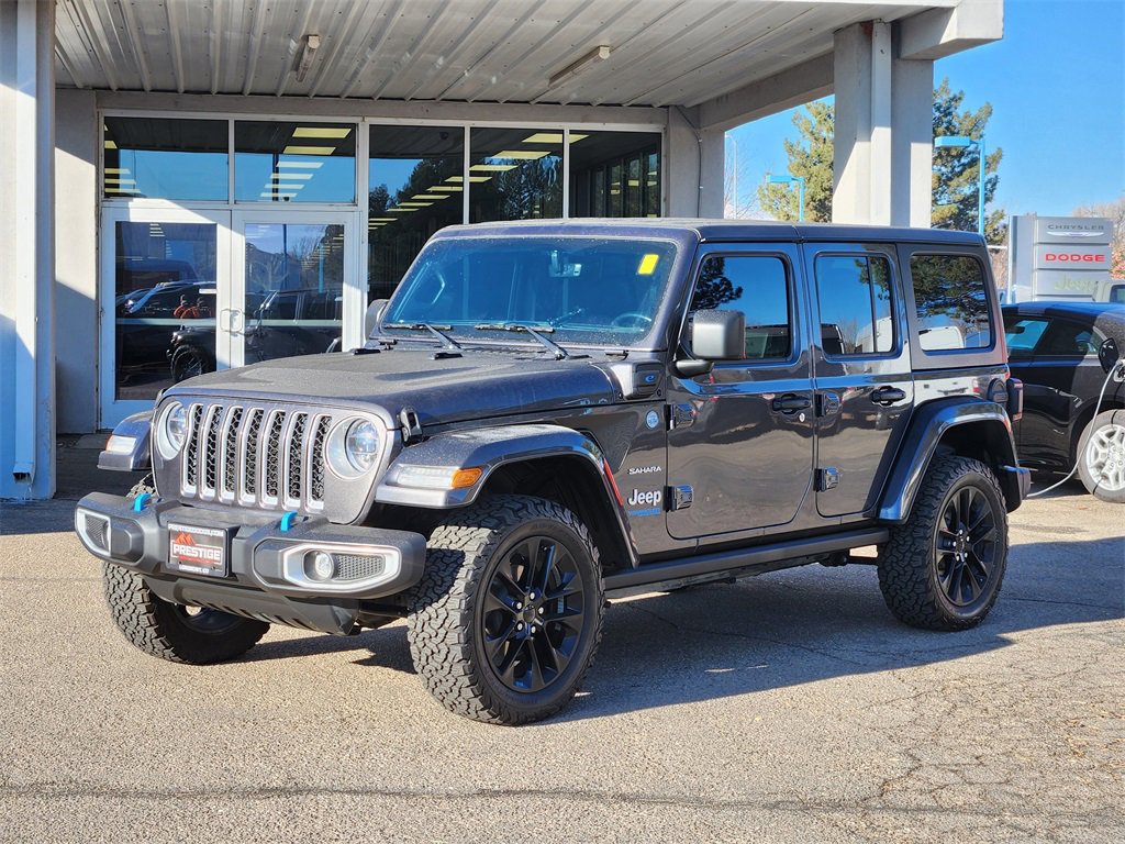 Used 2022 Jeep Wrangler Unlimited Sahara 4xe w/ Cold Weather Group image 4