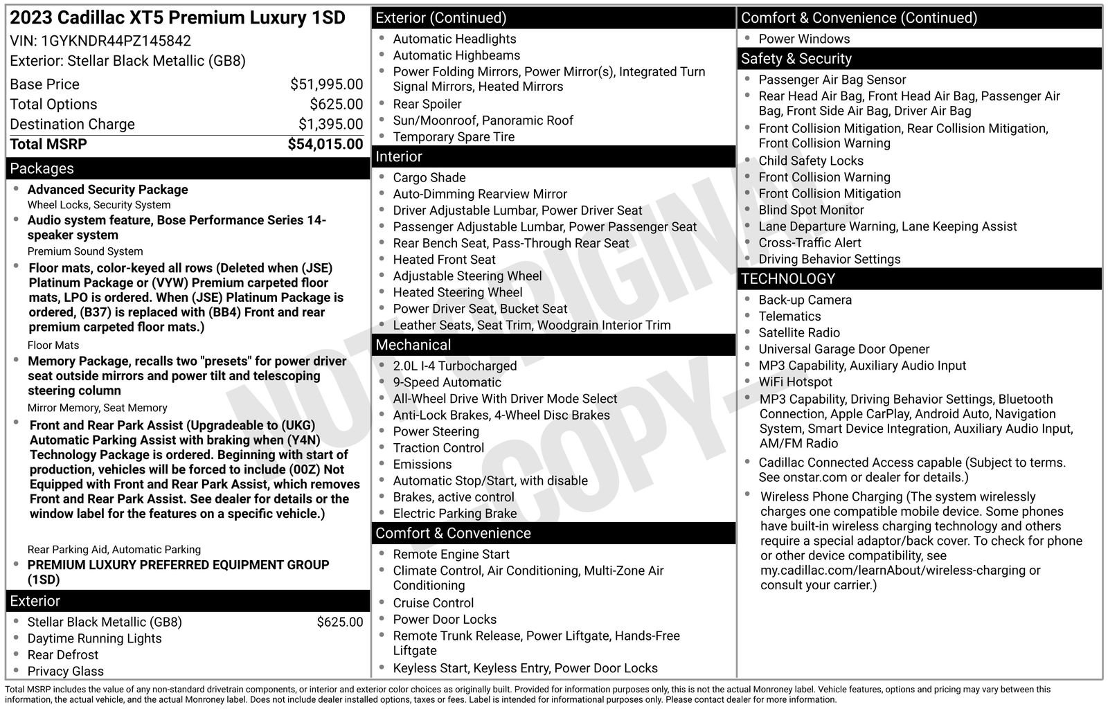 Certified 2023 Cadillac XT5 Premium Luxury AWD/4WD image 2