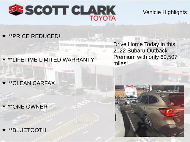 Used 2022 Subaru Outback Premium w/ Popular Package #1 image 13