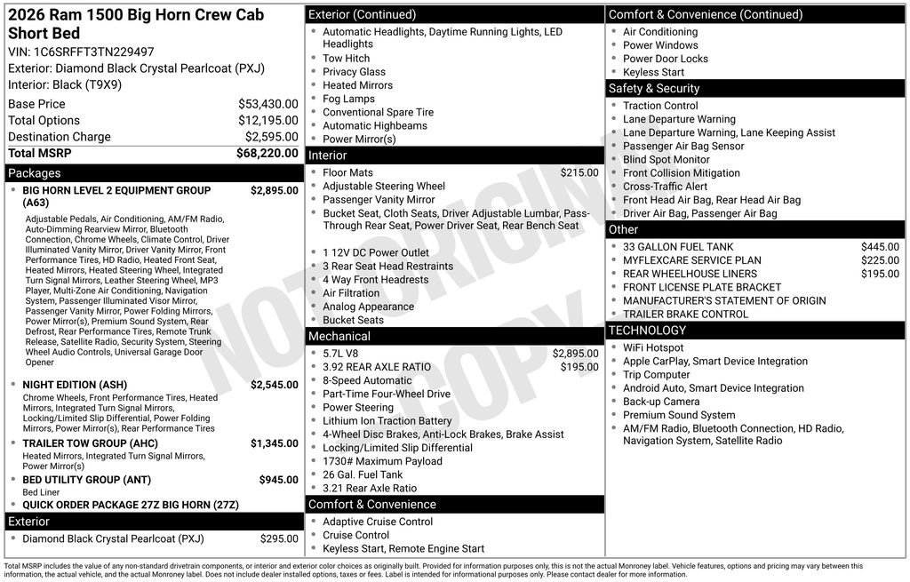 New 2026 RAM 1500 Big Horn image 6