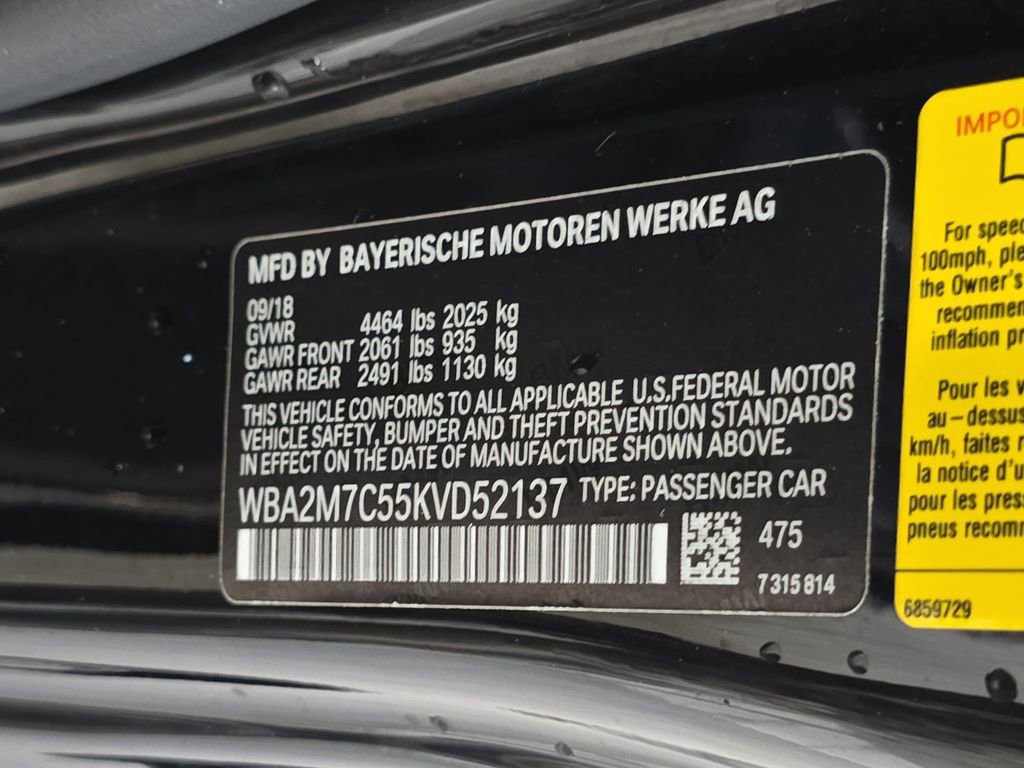 Used 2019 BMW 230i Convertible w/ Convenience Package RWD image 32
