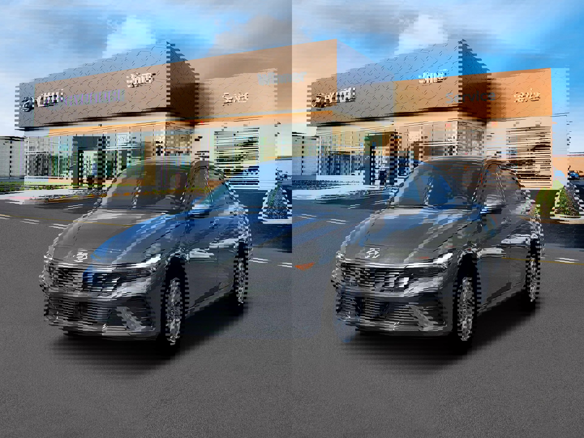 New 2026 Hyundai Elantra Blue