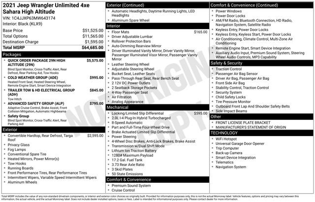 Used 2021 Jeep Wrangler Unlimited Sahara image 17