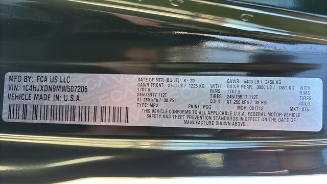 Used 2021 Jeep Wrangler Unlimited Sport image 11