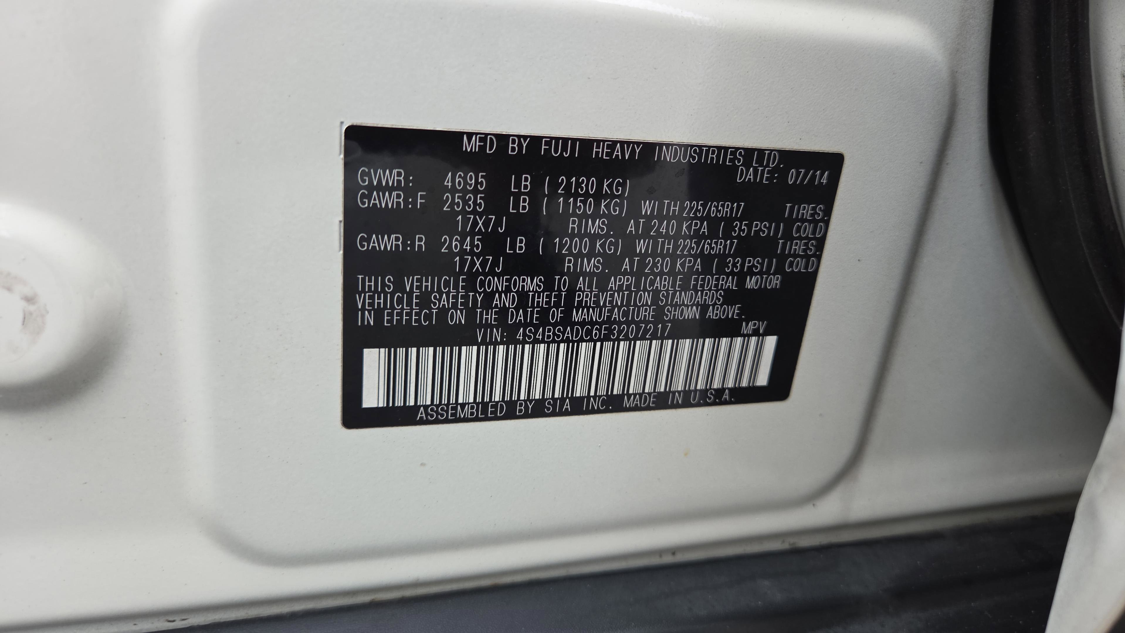 Used 2015 Subaru Outback 2.5i Premium image 26