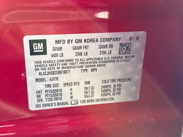 Used 2016 Buick Encore Premium w/ Experience Buick Package image 21