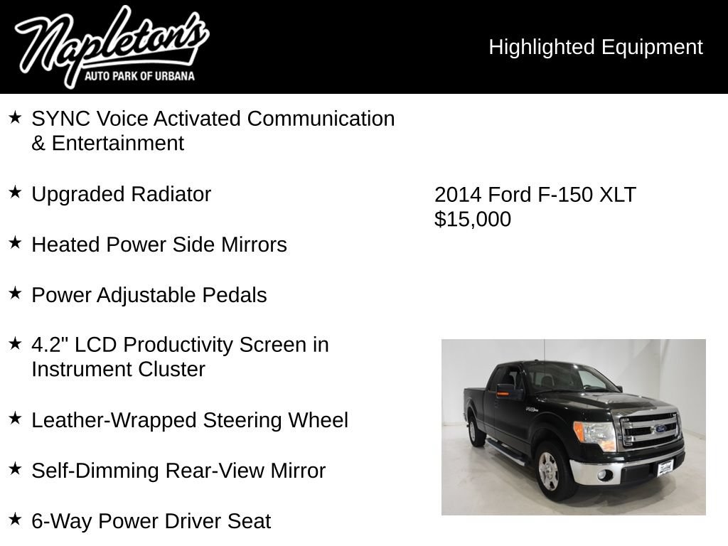 Used 2014 Ford F150 XLT w/ Equipment Group 301A Mid RWD image 16