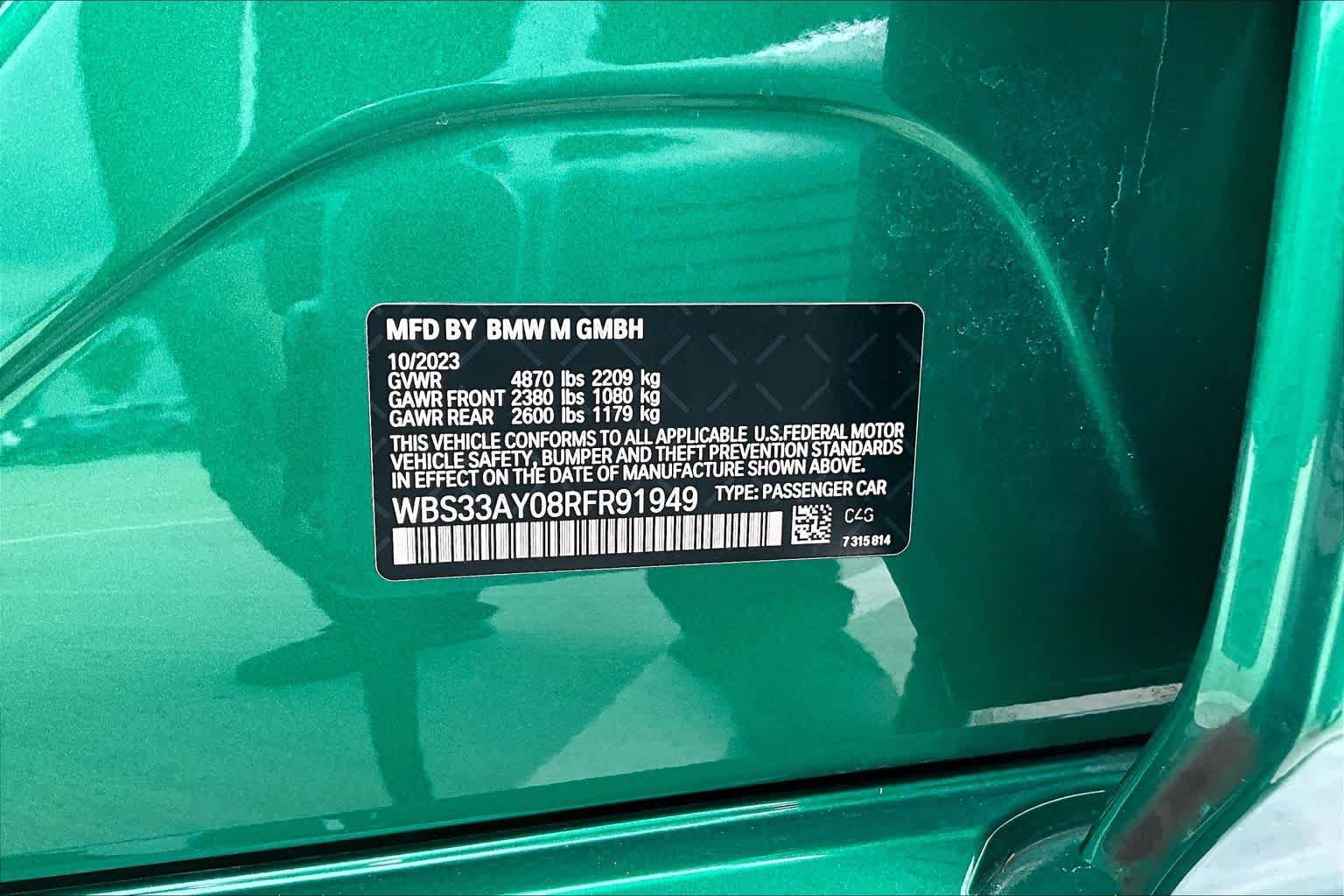 Used 2024 BMW M3 Competition RWD image 33