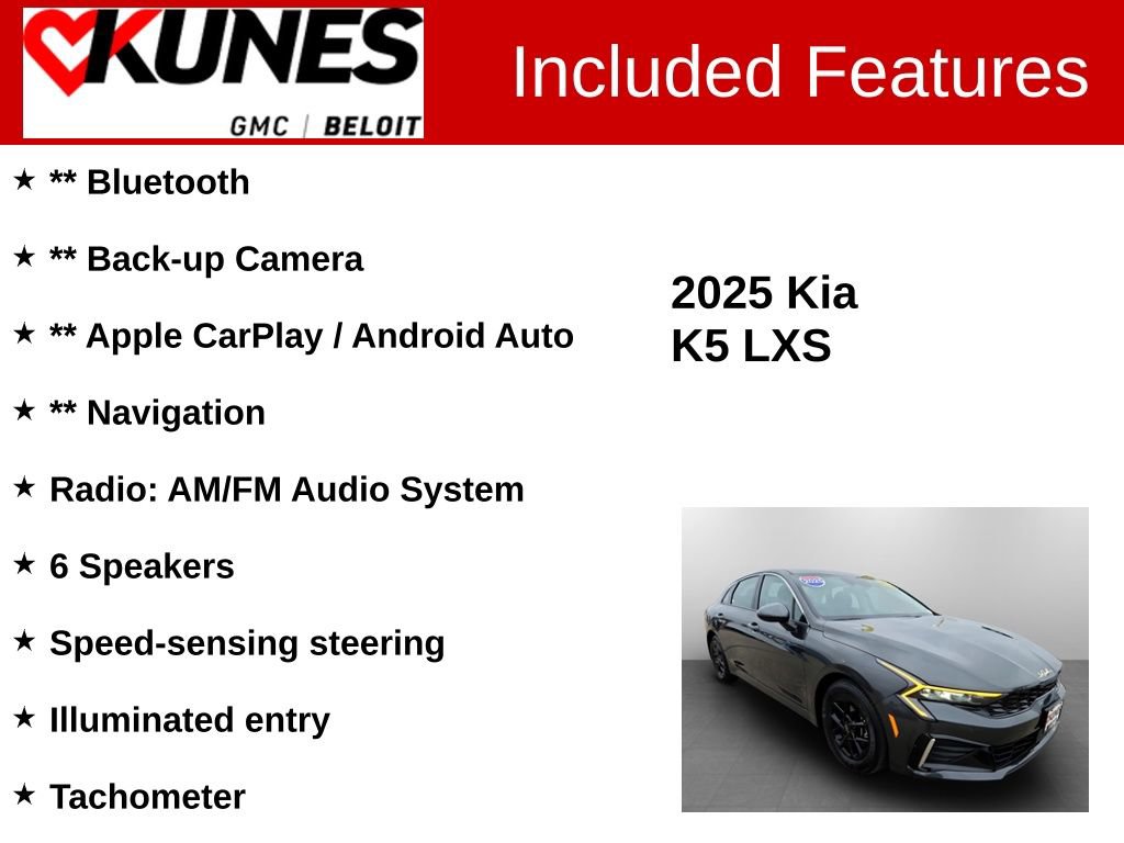 Used 2025 Kia K5 LXS image 2