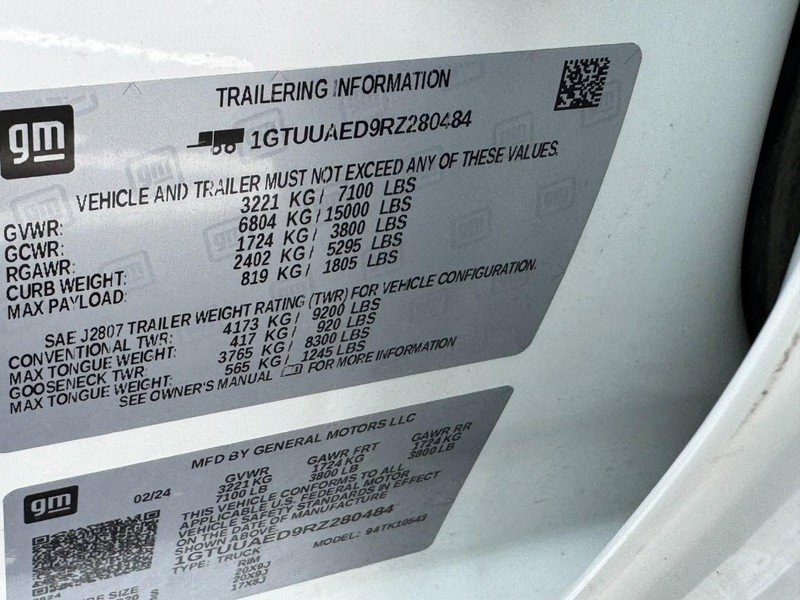 Used 2024 GMC Sierra 1500 Pro w/ Graphite Edition image 24