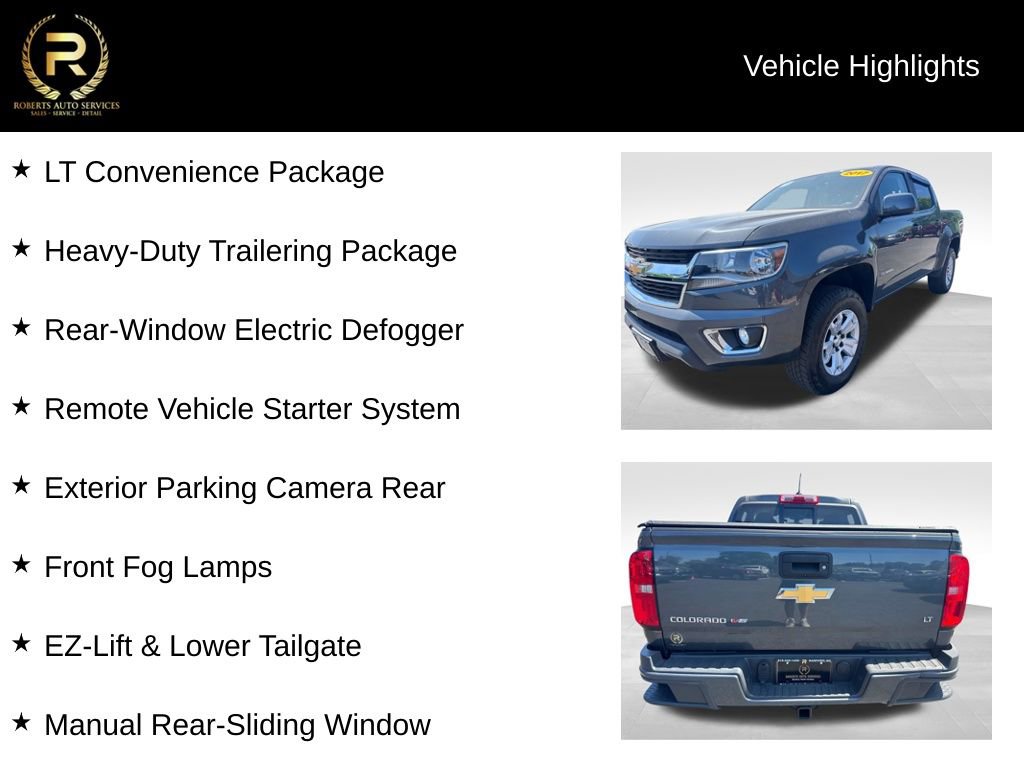 Used 2017 Chevrolet Colorado LT w/ LT Convenience Package AWD/4WD image 9