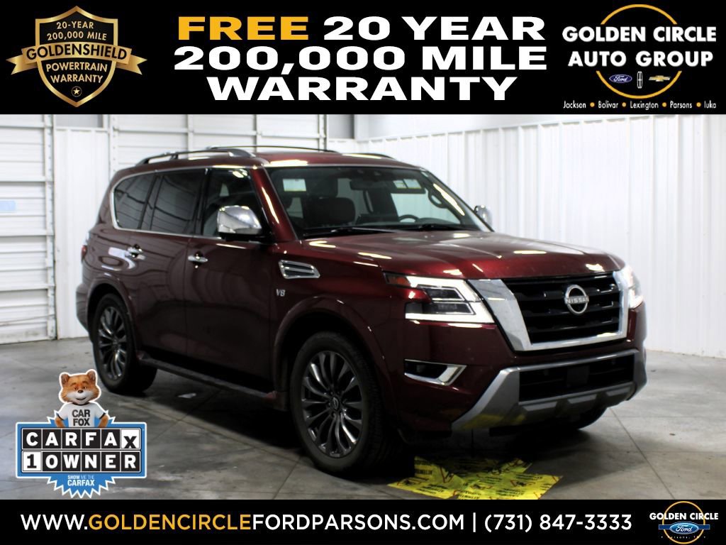 Used 2022 Nissan Armada Platinum w/ Captain's Chairs Package video 1