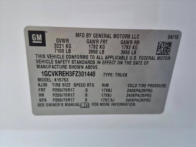 Used 2015 Chevrolet Silverado 1500 LT AWD/4WD image 21