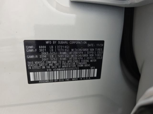 Certified 2025 Subaru Ascent Bronze Edition w/ Onyx Package image 43