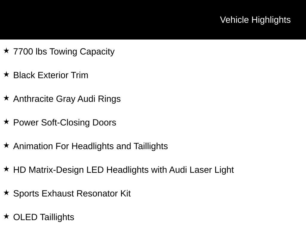 New 2026 Audi SQ7 Prestige image 3