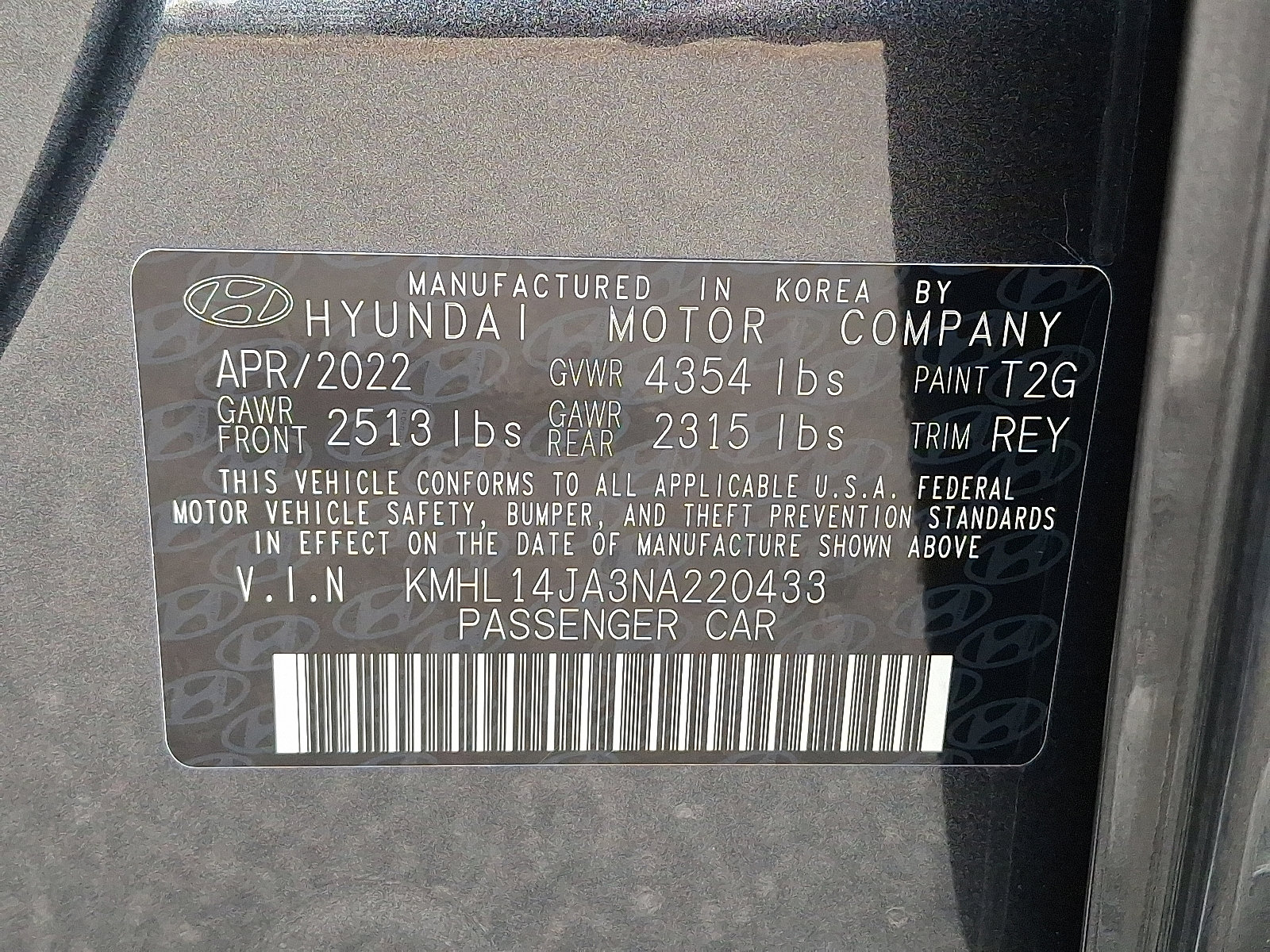 Certified 2022 Hyundai Sonata SEL w/ Convenience Package image 26