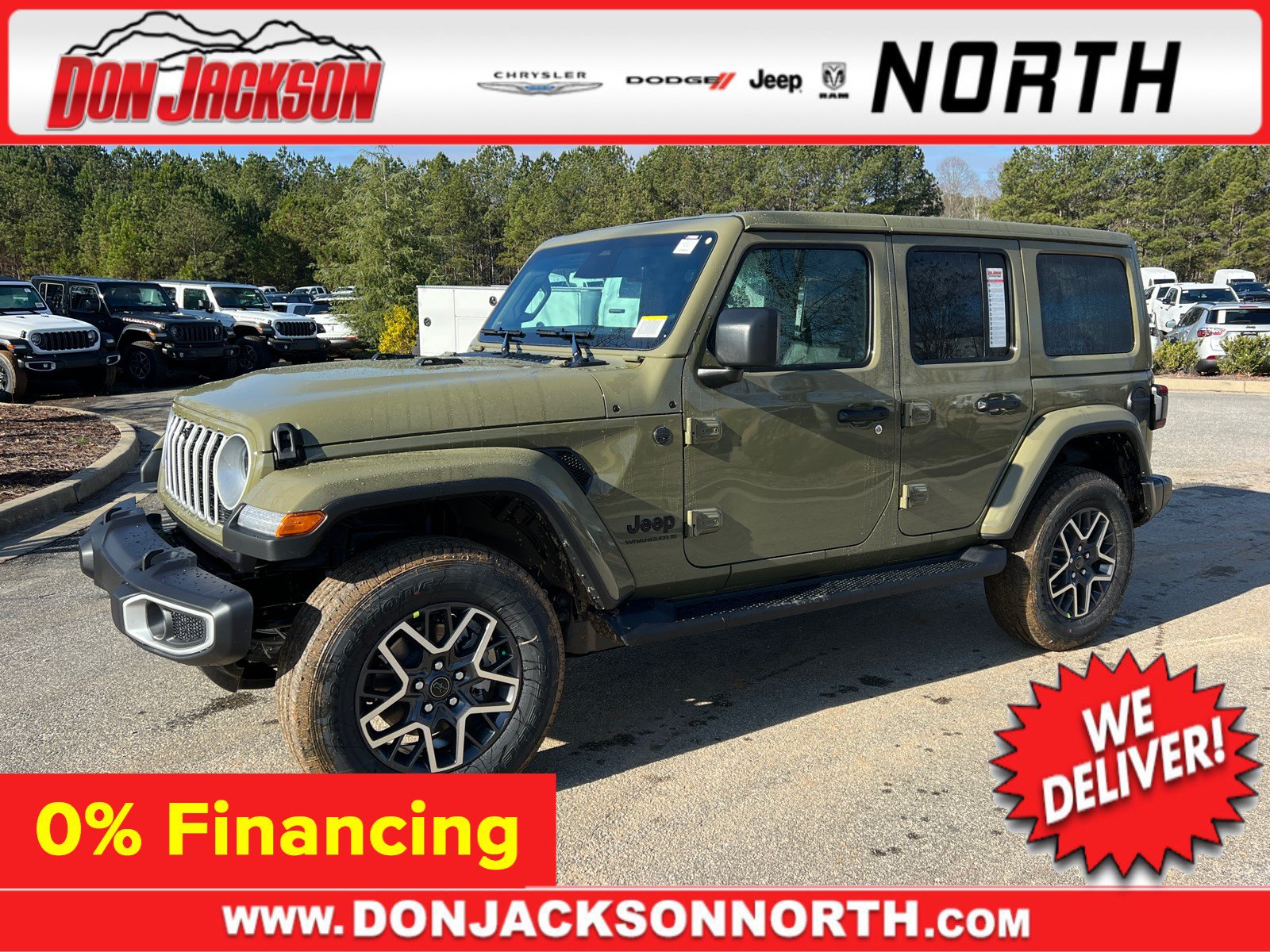 New 2026 Jeep Wrangler Unlimited Sahara AWD/4WD image 1