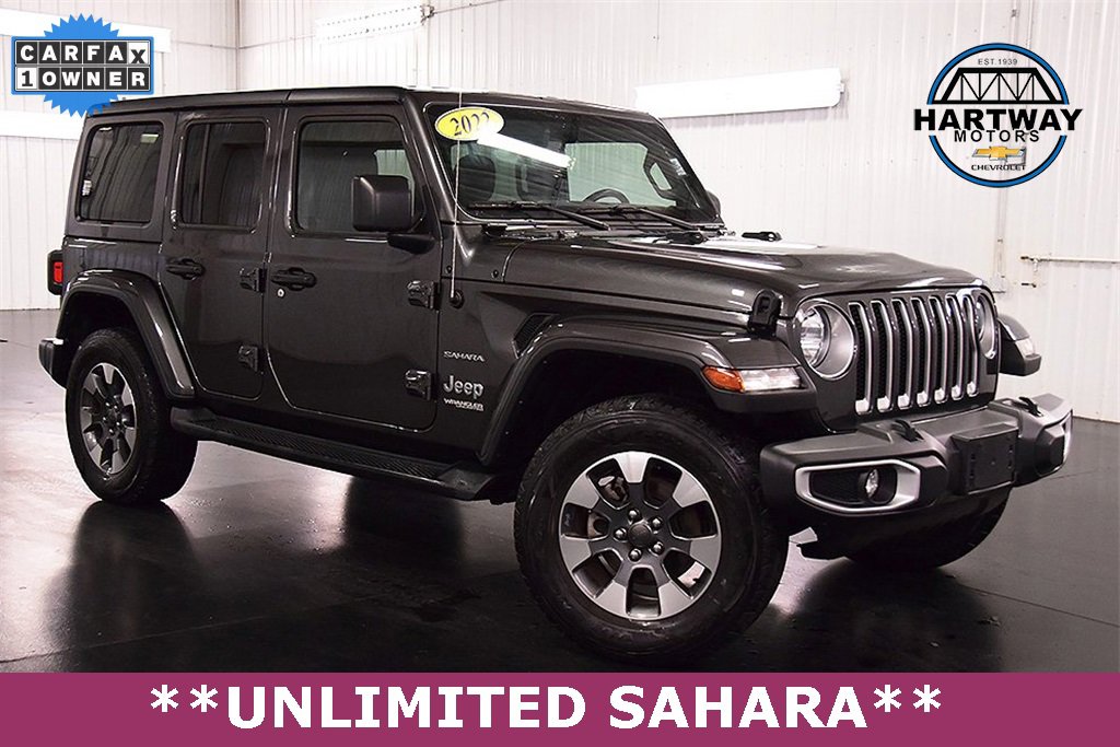 Used 2022 Jeep Wrangler Unlimited Sahara w/ Cold Weather Group