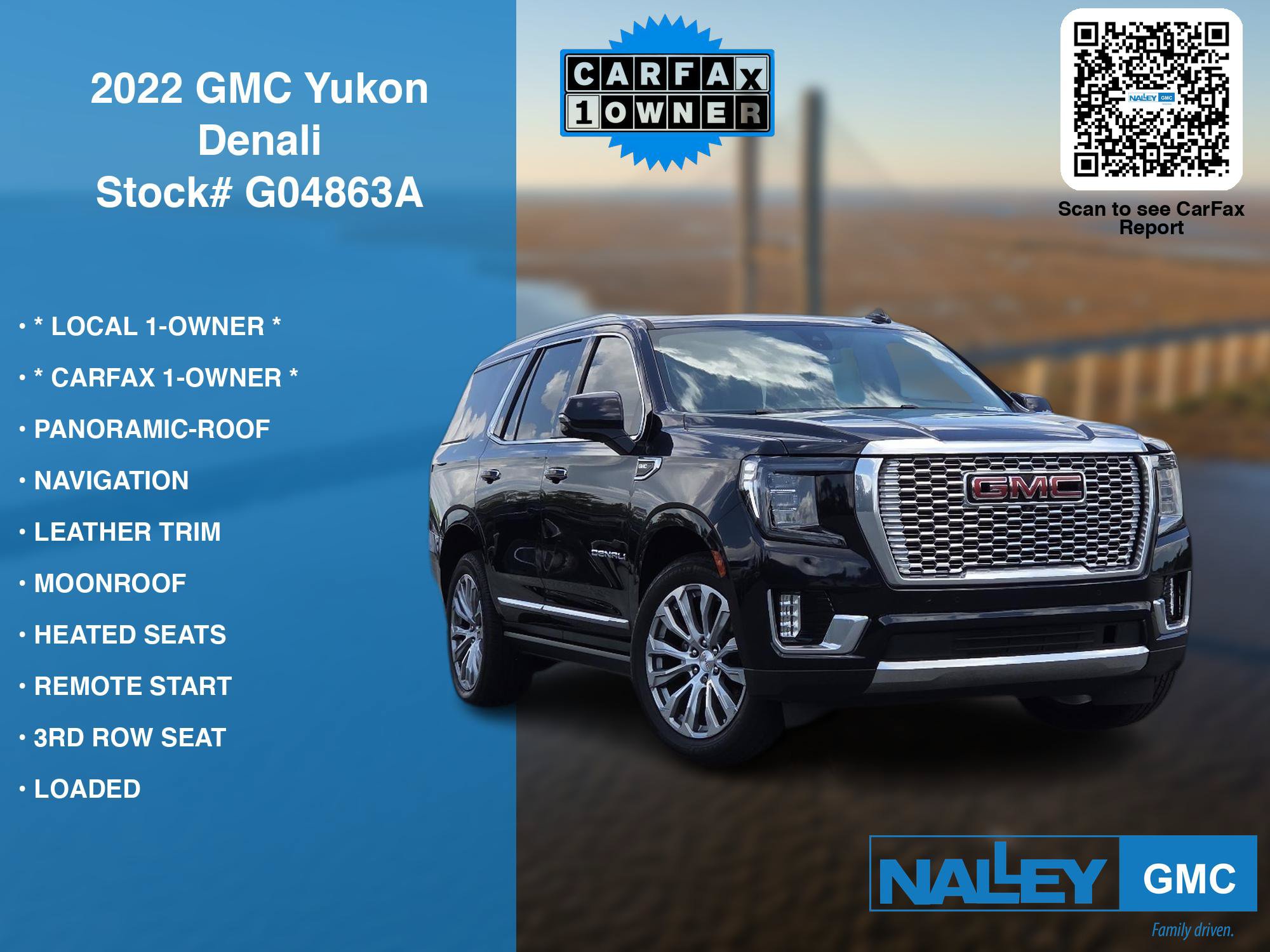 Used 2022 GMC Yukon Denali AWD/4WD image 7