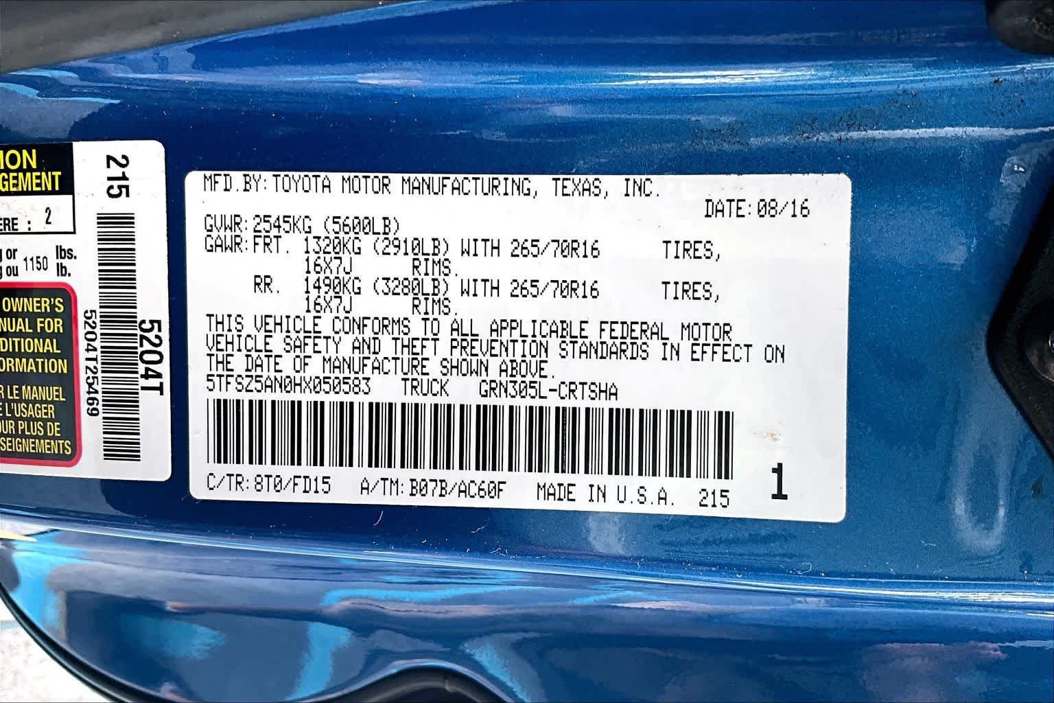 Used 2017 Toyota Tacoma TRD Off-Road w/ Tow Package AWD/4WD image 30