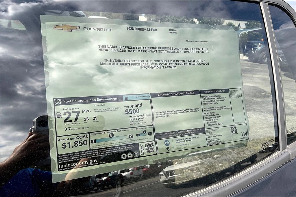 New 2026 Chevrolet Equinox LT w/ LPO, Floor Liner Package image 14