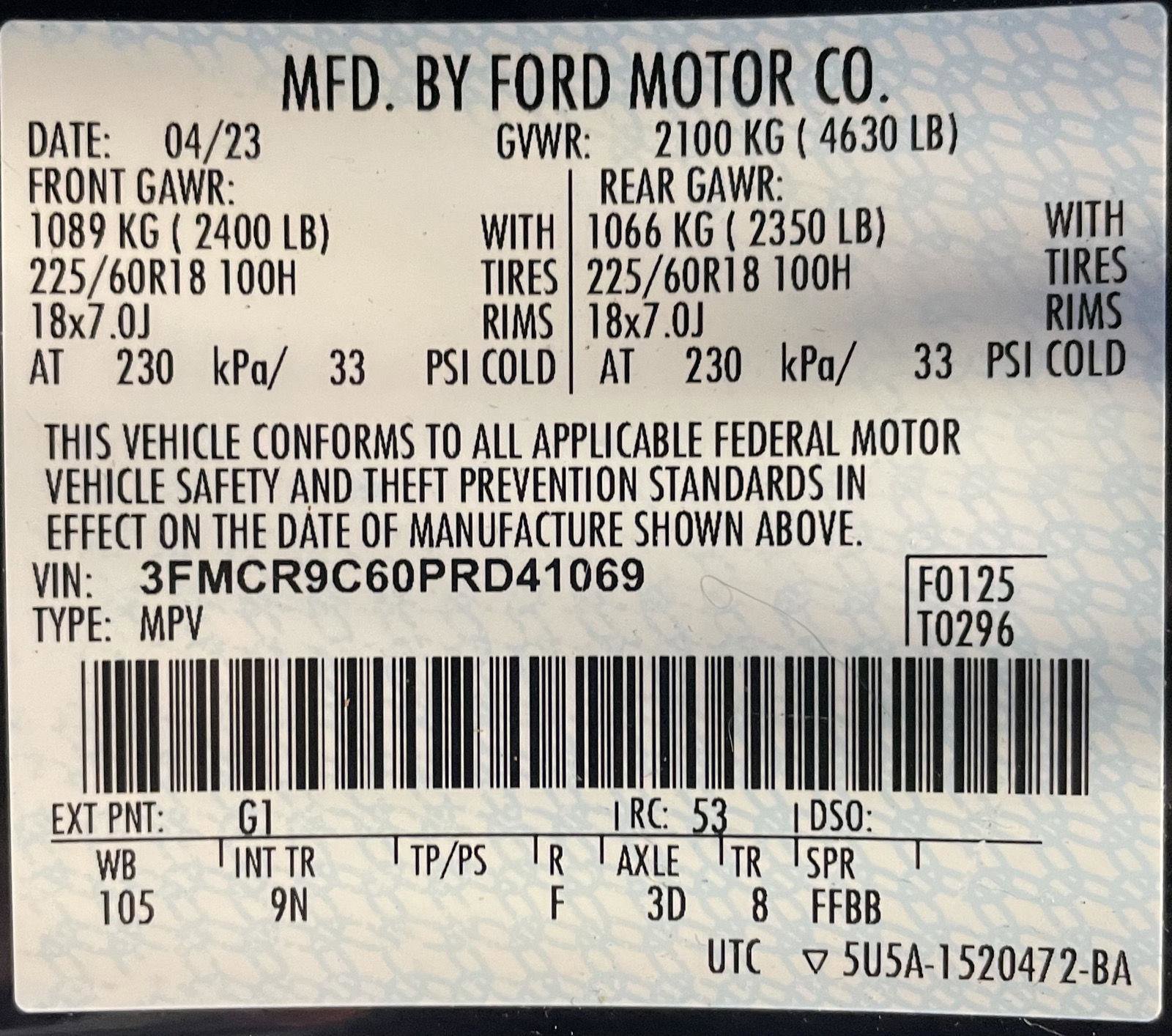 Used 2023 Ford Bronco Sport Outer Banks w/ Tech Package image 39