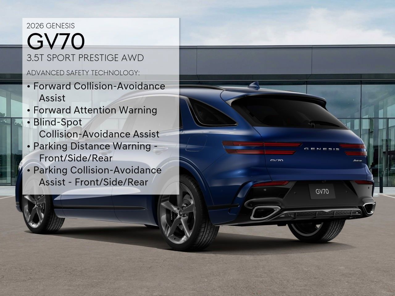 New 2026 Genesis GV70 3.5T Sport Prestige image 8
