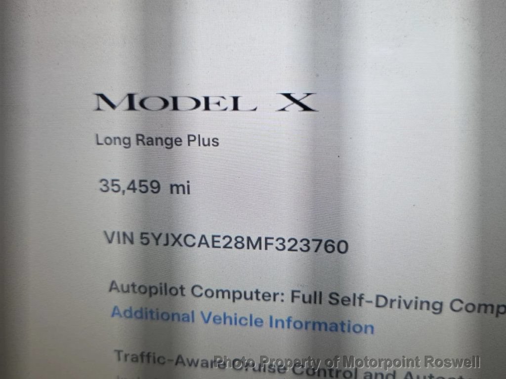 Used 2021 Tesla Model X Long Range AWD/4WD image 3