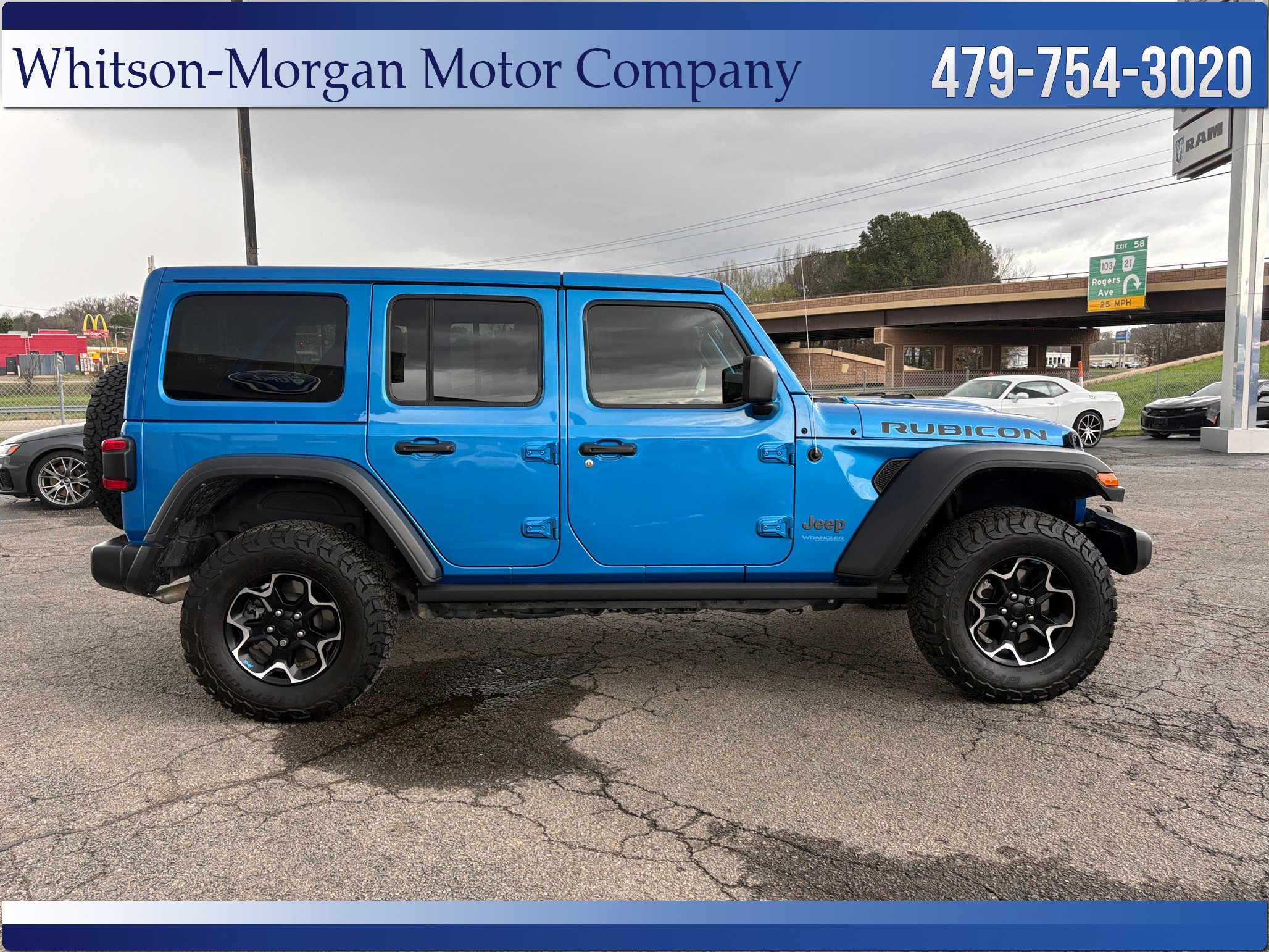 Used 2022 Jeep Wrangler Unlimited Rubicon 4xe w/ Cold Weather Group image 4
