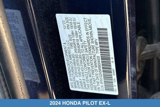 Certified 2024 Honda Pilot EX-L image 33