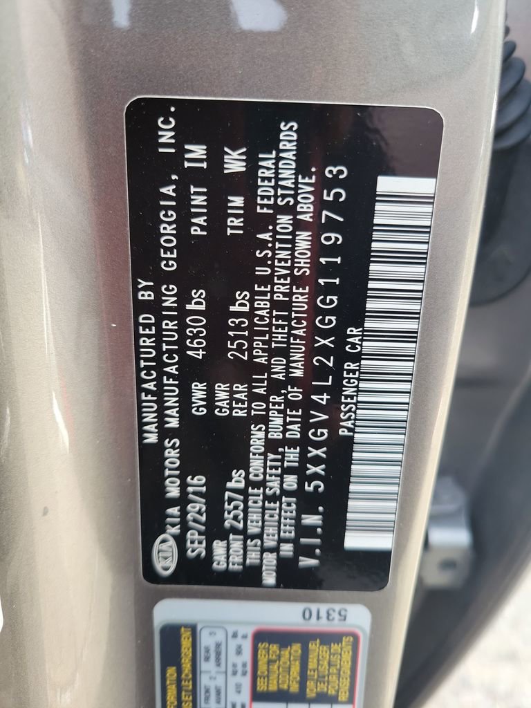 Used 2016 Kia Optima SX w/ Chrome Wheel Package FWD image 39