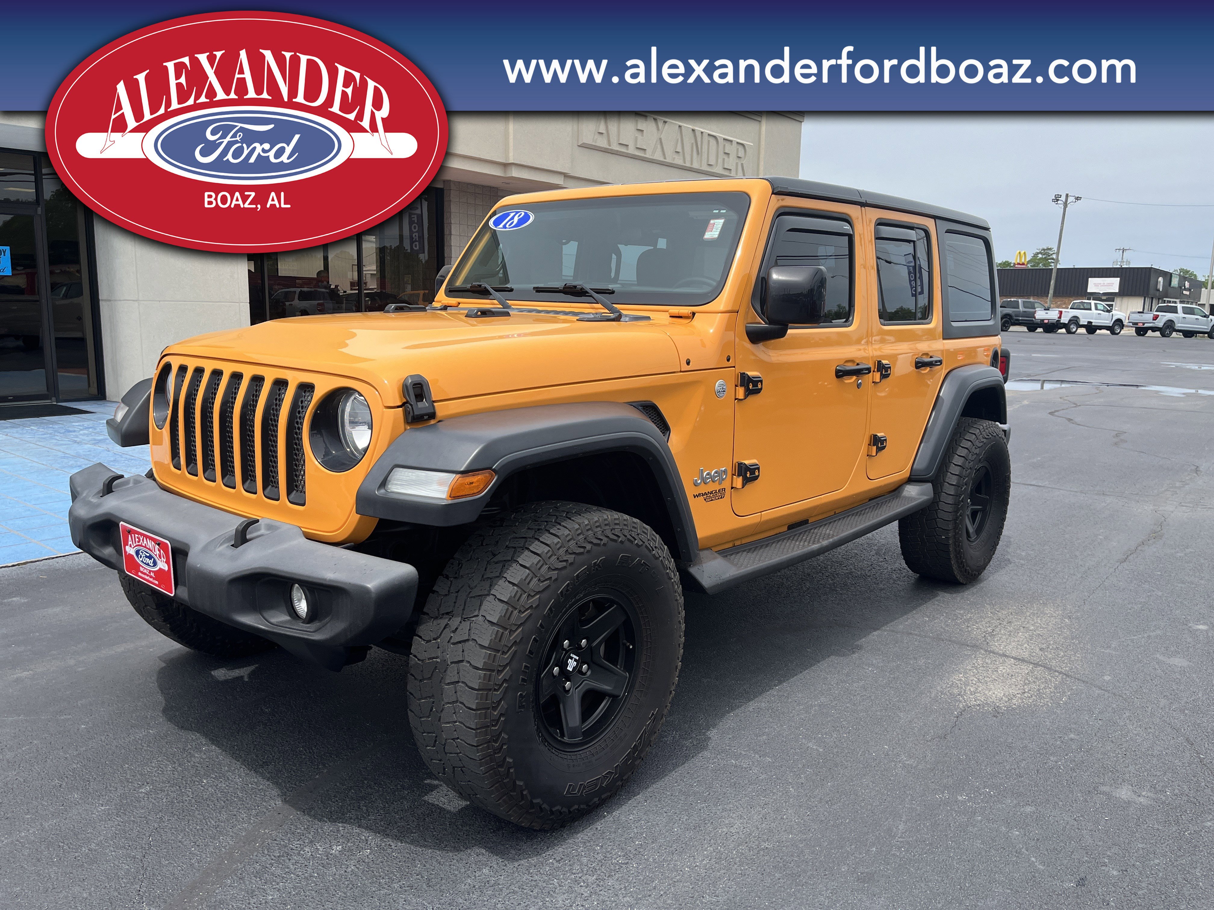 Used 2018 Jeep Wrangler Unlimited Sport AWD/4WD image 1