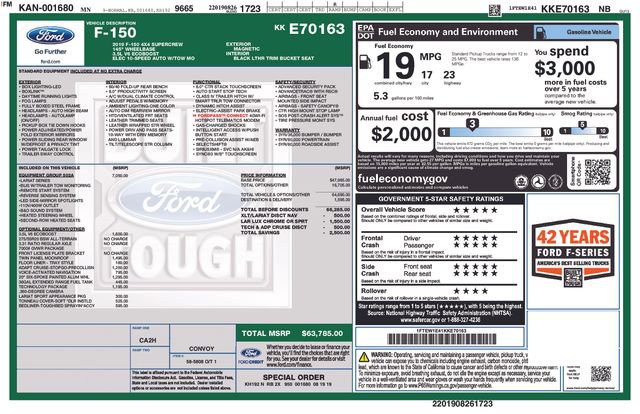 Used 2019 Ford F150 Lariat w/ Equipment Group 502A Luxury image 6