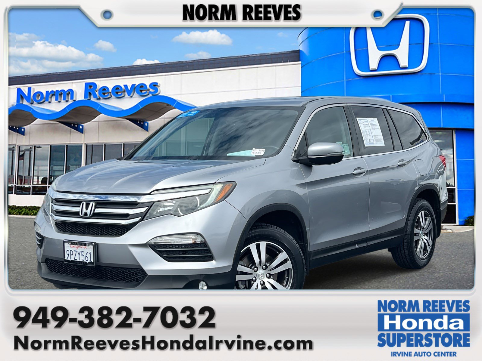 Certified 2017 Honda Pilot EX-L