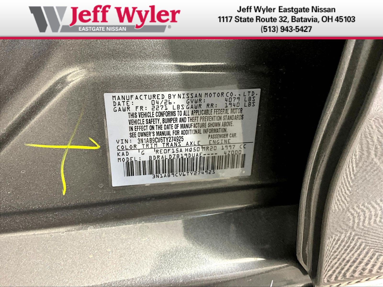 New 2026 Nissan Sentra SV w/ SV Convenience Package FWD image 20