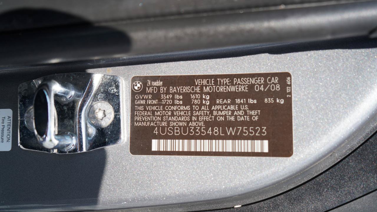 Used 2008 BMW Z4 3.0i w/ Premium Pkg RWD image 51