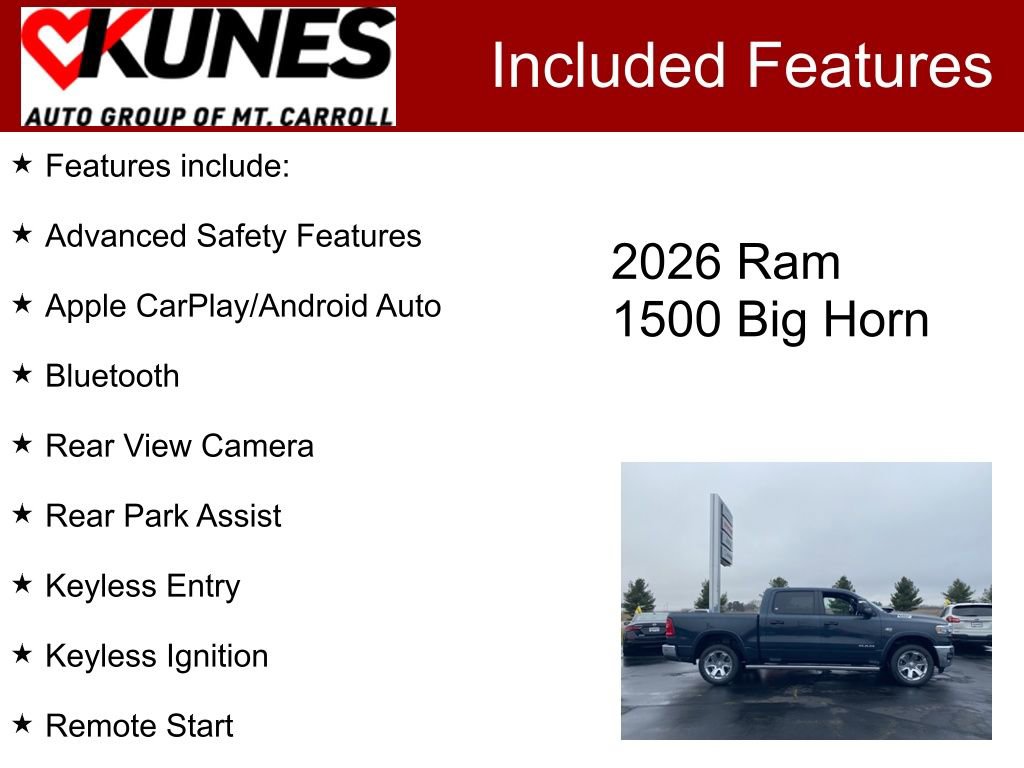 New 2026 RAM 1500 Big Horn image 3
