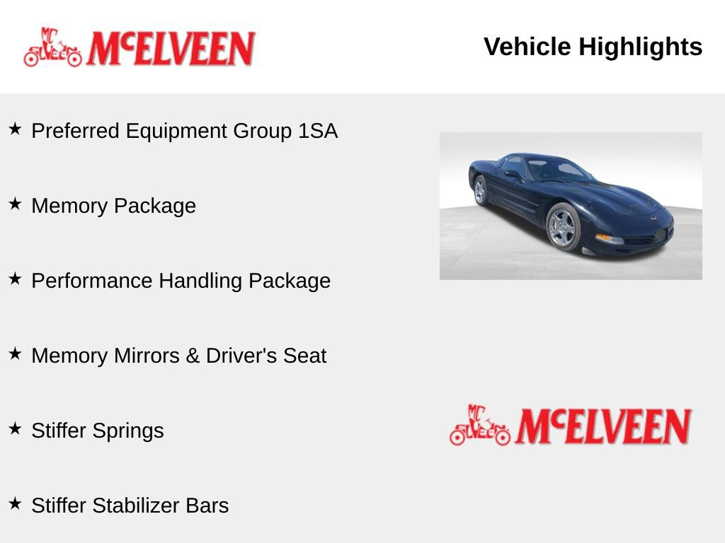 Used 1998 Chevrolet Corvette Coupe w/ Performance Handling Pkg image 6