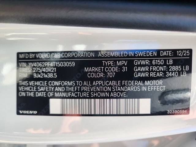 New 2026 Volvo XC90 B6 Ultra w/ Protection Package AWD/4WD image 25