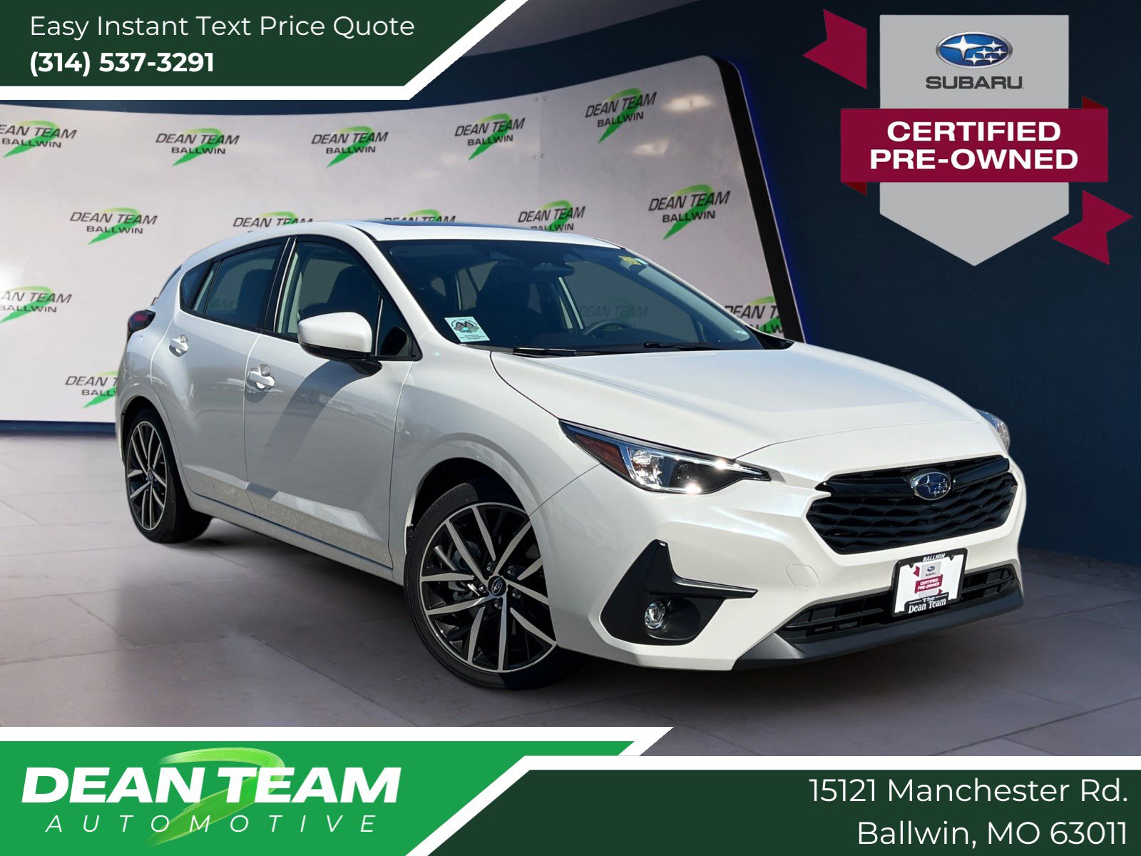 Certified 2025 Subaru Impreza 2.0i Sport AWD/4WD image 1