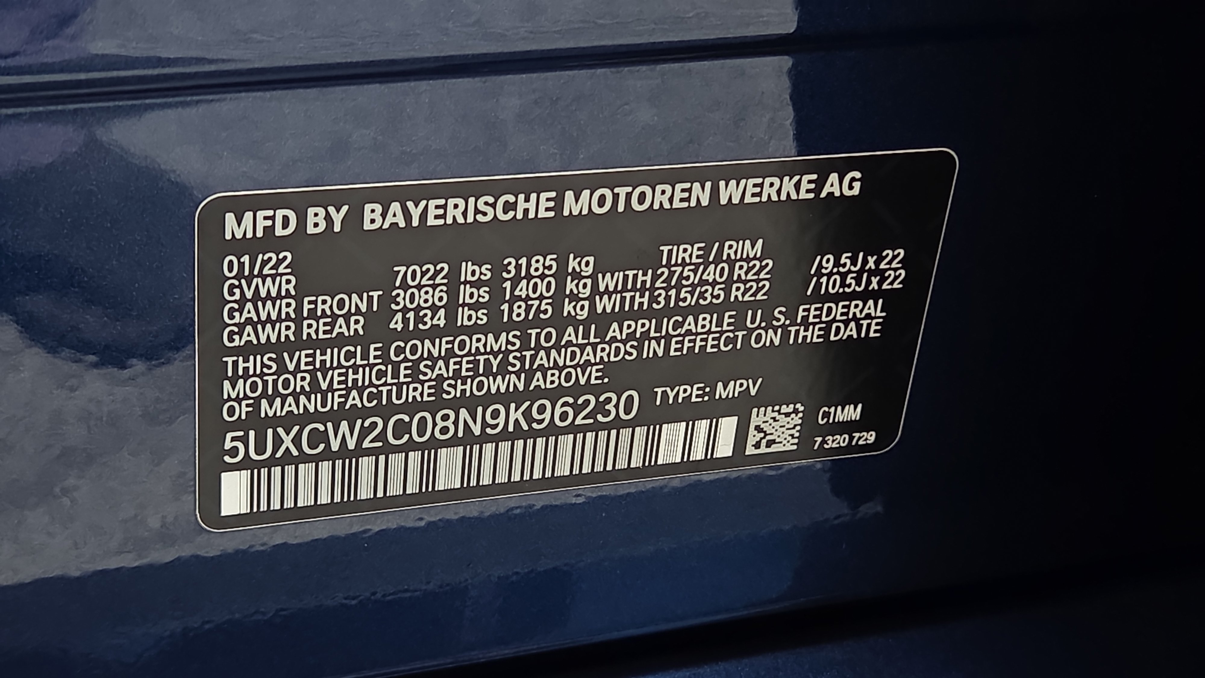 Used 2022 BMW X7 xDrive40i w/ Executive Package AWD/4WD image 21