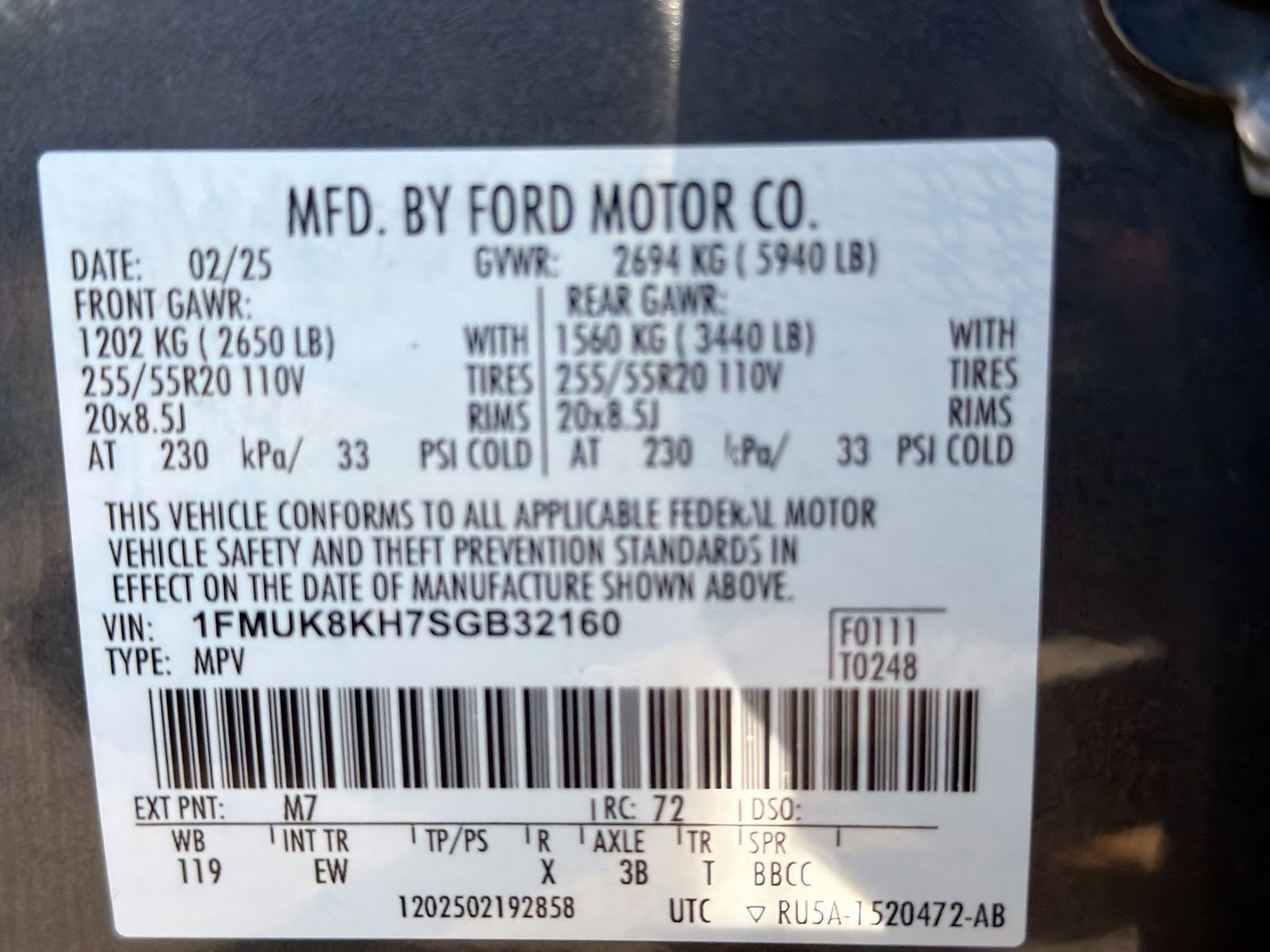 Used 2025 Ford Explorer ST-Line AWD/4WD image 41