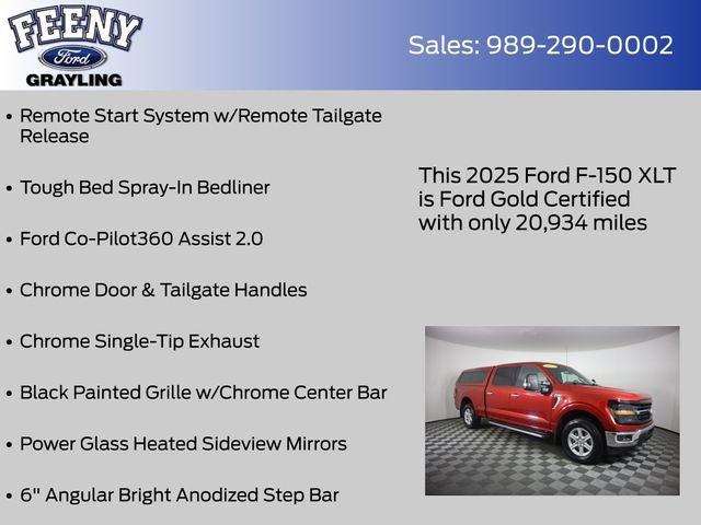 Certified 2025 Ford F150 XLT w/ Equipment Group 302A MID AWD/4WD image 24