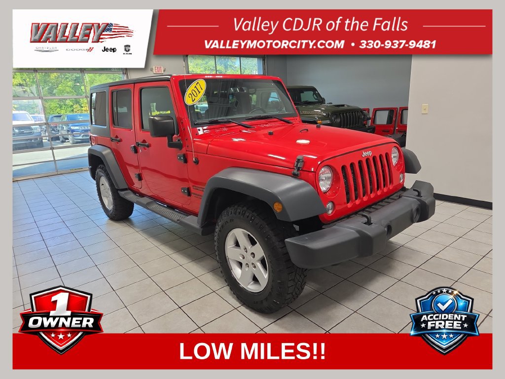 Used 2017 Jeep Wrangler Unlimited Sport w/ Quick Order Package 24S
